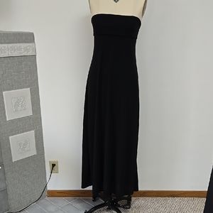 Elegant Black Strapless Dress